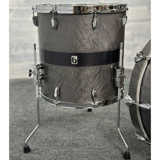 British Drum Co Legend Ultra 3pc Club US Drum Set w/22"BD Silverstone - Drum Center Of Portsmouth