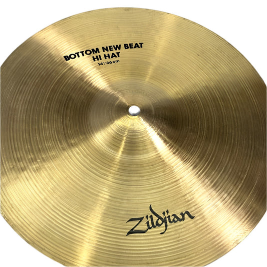 Used Zildjian A New Beat Hi Hat Cymbals 14" - Good - Drum Center Of Portsmouth