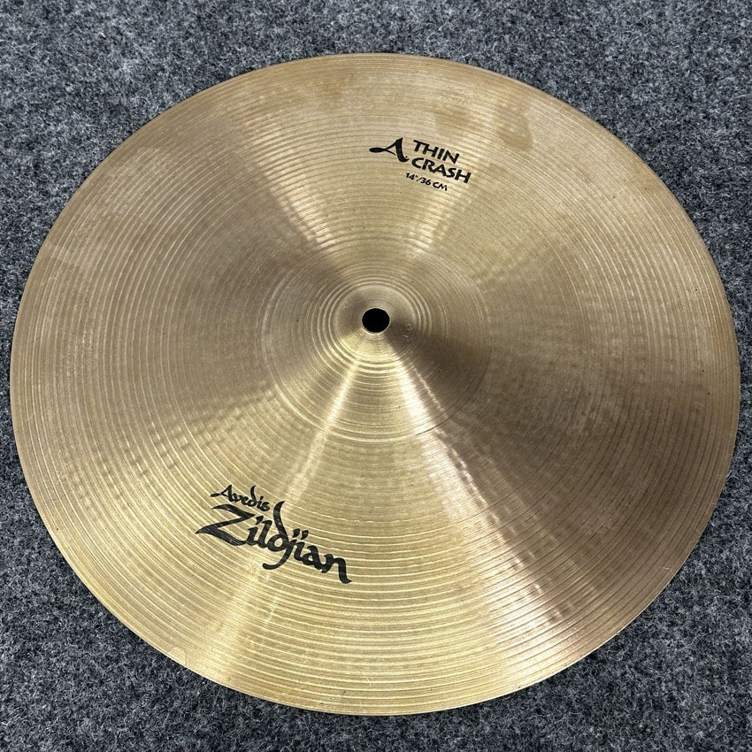 Used Zildjian A Thin Crash Cymbal 14" - Good - Drum Center Of Portsmouth
