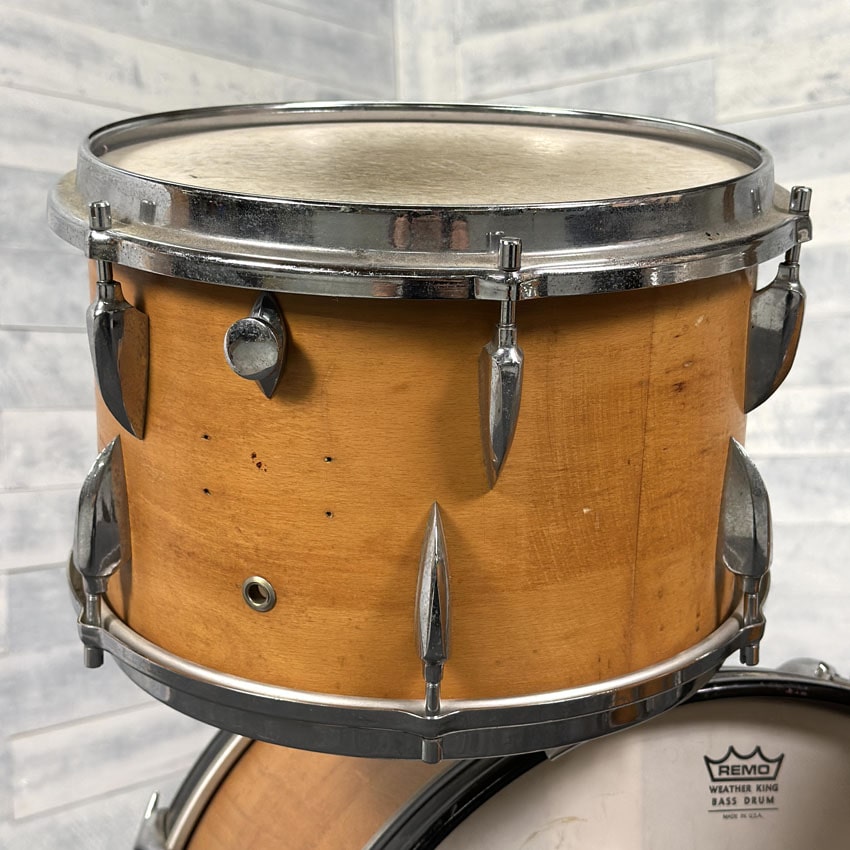 Used Vintage Sonor 1960s Teardrop 3pc Drum Set Natural - Good - Drum Center Of Portsmouth