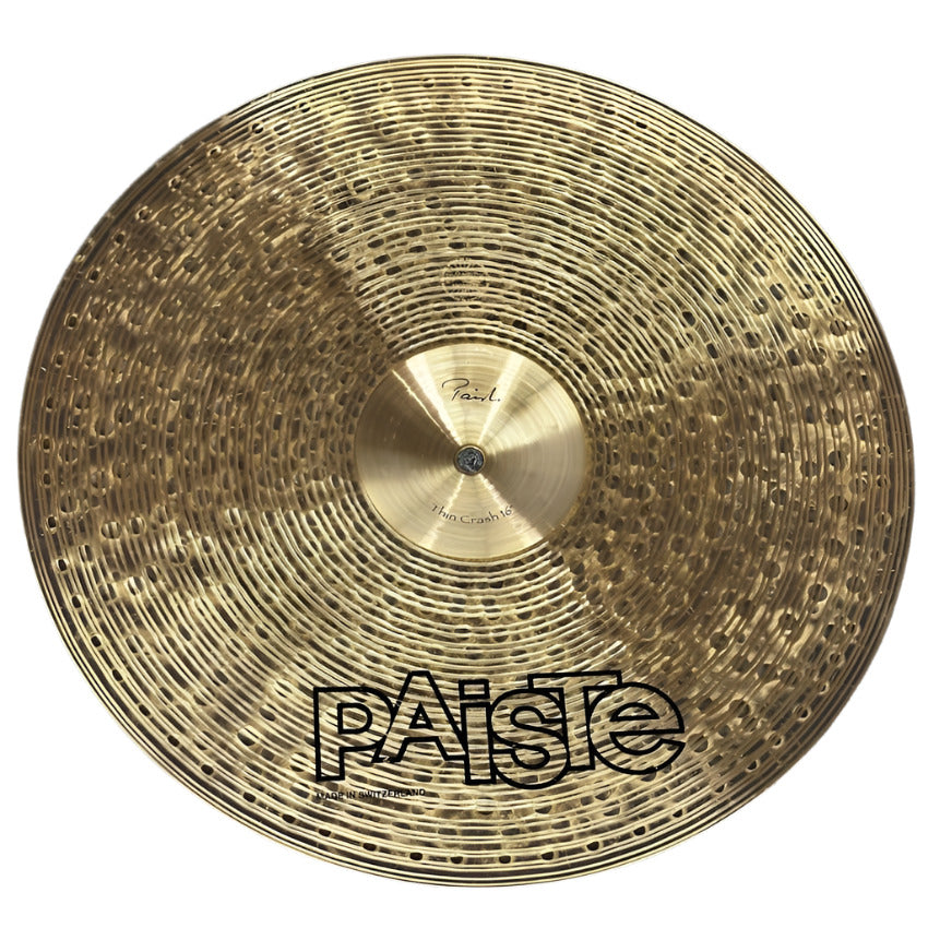 Used Paiste Signature Traditionals Thin Crash Cymbal 16" - Excellent - Drum Center Of Portsmouth