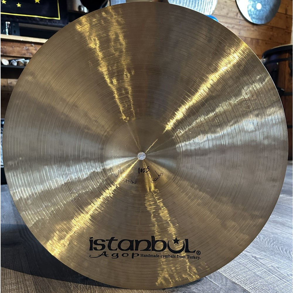 Used Istanbul Agop Traditional Paper Thin Crash Cymbal 17" 1025 grams - Very Good - Drum Center Of Portsmouth