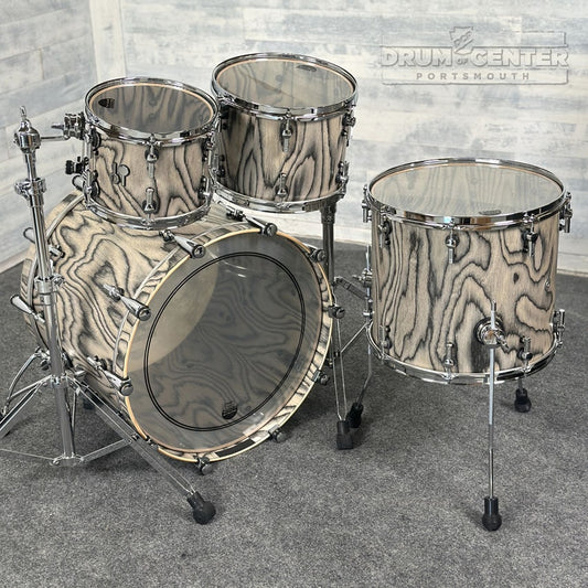 Sonor SQ2 Beech 4pc Drum Set Snow Tiger Semi Gloss - Drum Center Of Portsmouth