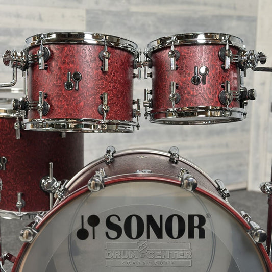 Sonor SQ2 Maple 5pc Drum Set Birdseye Cherry Semi Gloss DEMO MODEL - Drum Center Of Portsmouth