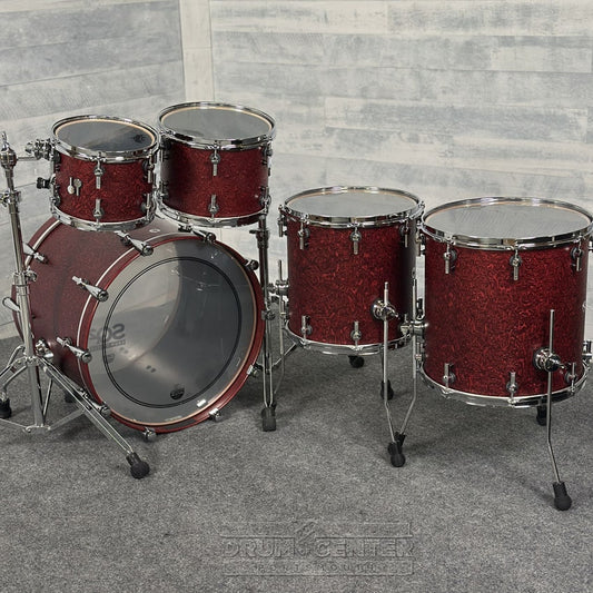Sonor SQ2 Maple 5pc Drum Set Birdseye Cherry Semi Gloss DEMO MODEL - Drum Center Of Portsmouth