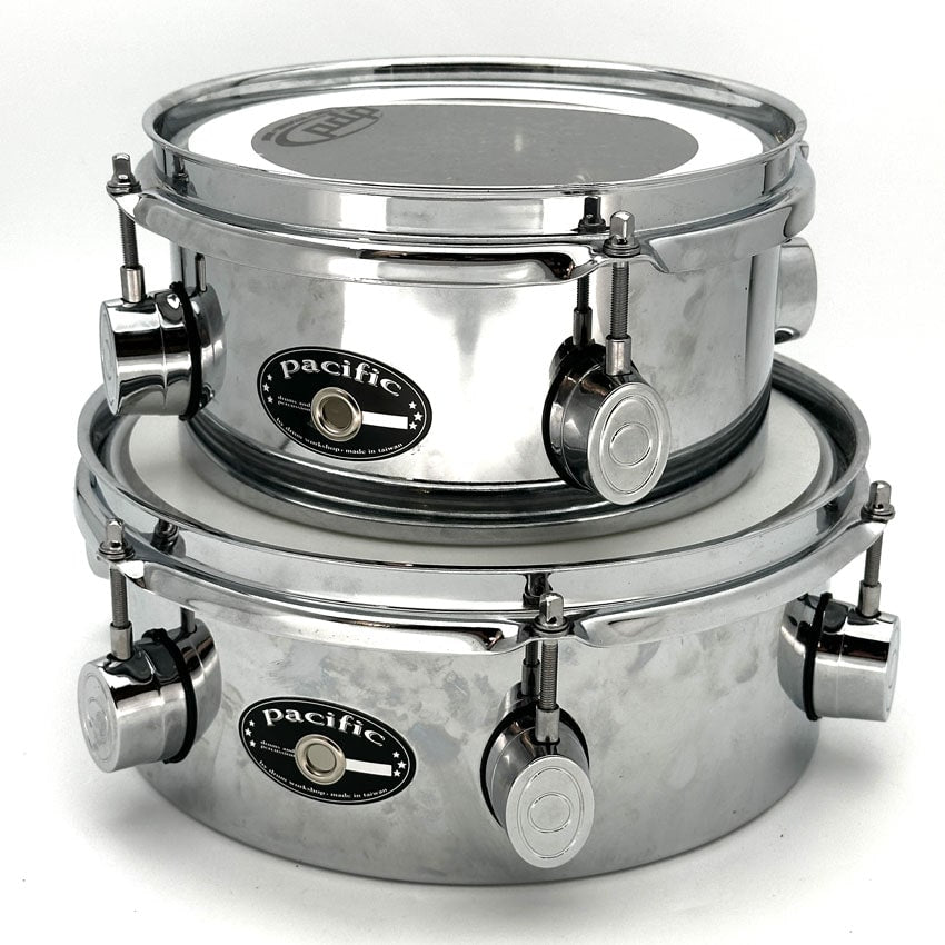 Used Pacific Mini Timbales 8/10 - Very Good - Drum Center Of Portsmouth