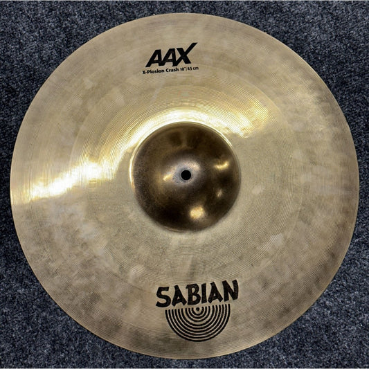 Used Sabian AAX X-Plosion Crash Cymbal 18" - Drum Center Of Portsmouth