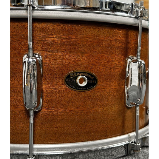 Used Slingerland Radio King Mahogany Student Snare Drum 14x7 - Very Good - Drum Center Of Portsmouth