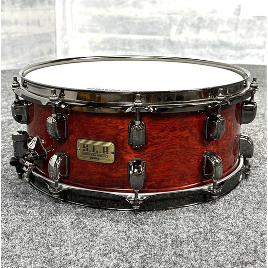 Used Tama SLP Series G-Bubinga Snare Drum 14x6 - Very Good - Drum Center Of Portsmouth