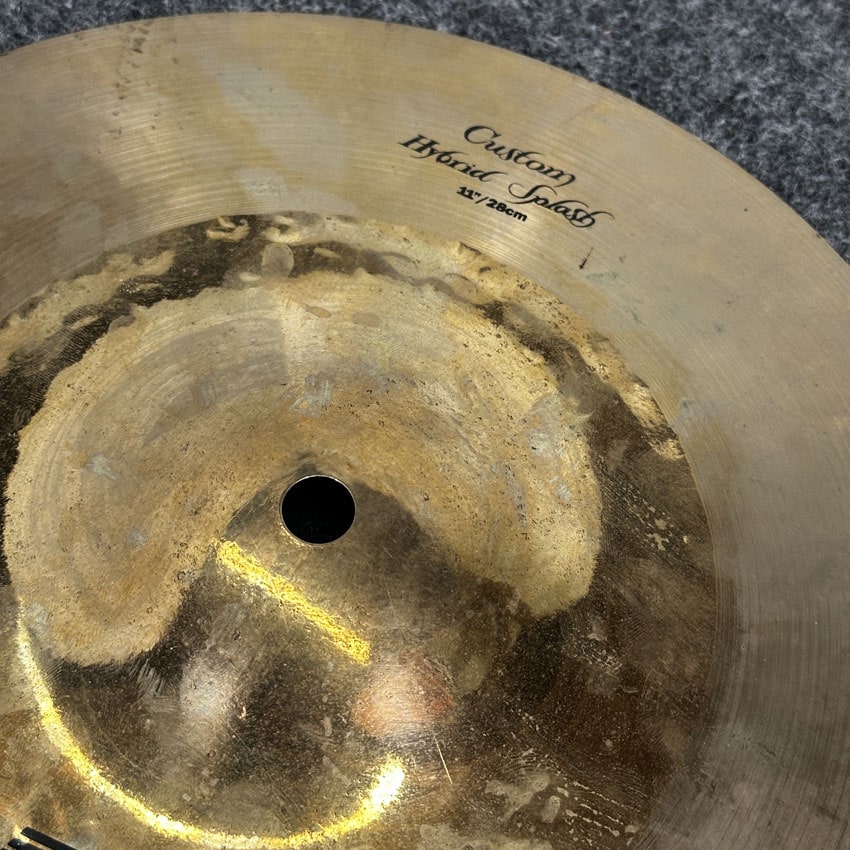 Used Zildjian K Custom Hybrid Splash Cymbal 11 - Good - Drum Center Of Portsmouth