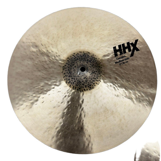 Used Sabian HHX Complex Medium Hi Hat Cymbals 15" - Very Good - Drum Center Of Portsmouth