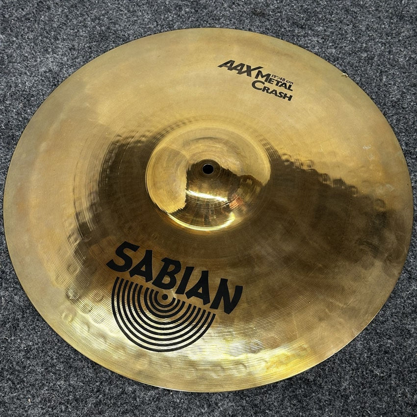 Used Sabian AAX Metal Crash Cymbal 19 - Excellent - Drum Center Of Portsmouth