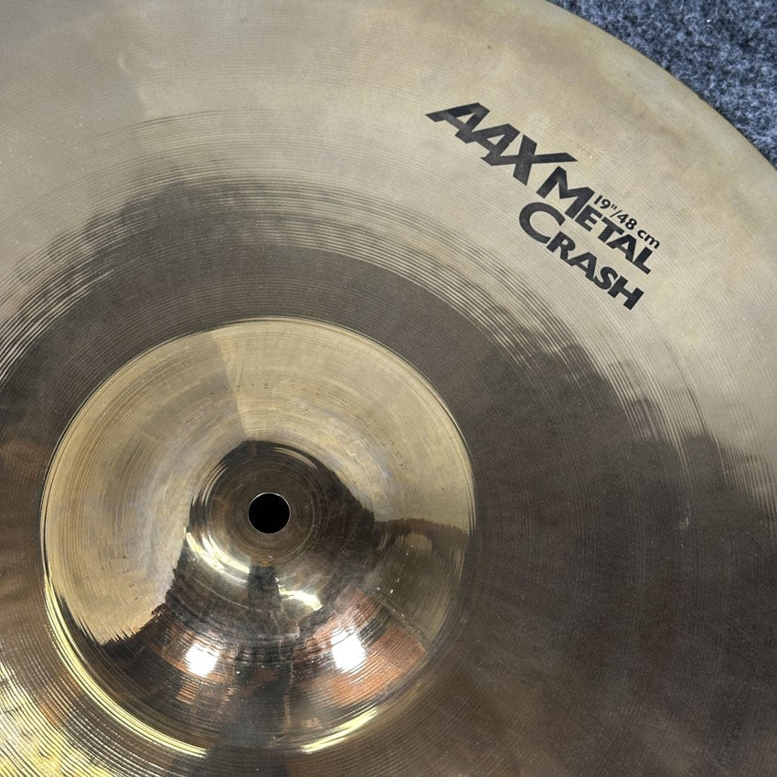 Used Sabian AAX Metal Crash Cymbal 19 - Excellent - Drum Center Of Portsmouth