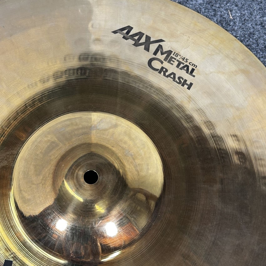 Used Sabian AAX Metal Crash Cymbal 18 - Excellent - Drum Center Of Portsmouth