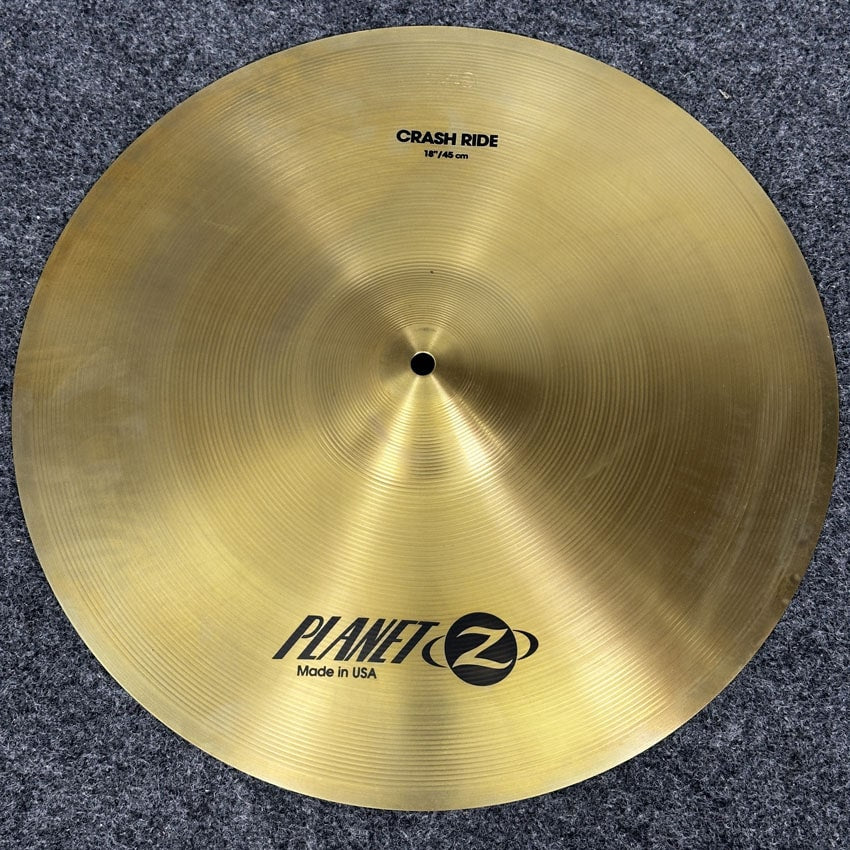 Used Zildjian Planet Z Crash/Ride Cymbal 18 - Excellent - Drum Center Of Portsmouth