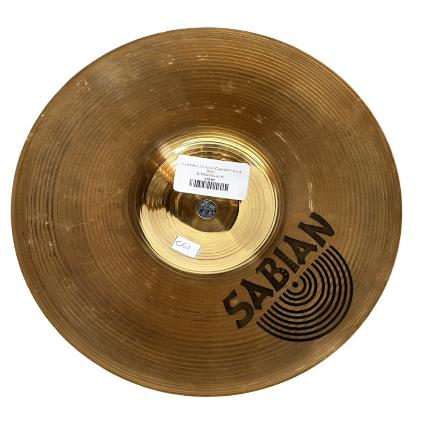 Used Sabian Pro Splash Cymbal 10 - Good - Drum Center Of Portsmouth