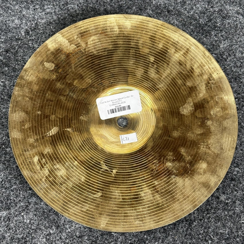 Used Wuhan Western Splash Cymbal 10 - Good - Drum Center Of Portsmouth