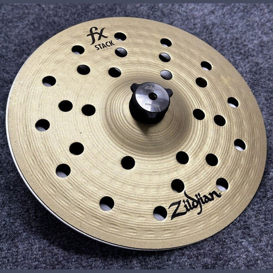 Used Zildjian FX Cymbal Stack Pair 8" w/Mount - Very Good - Drum Center Of Portsmouth