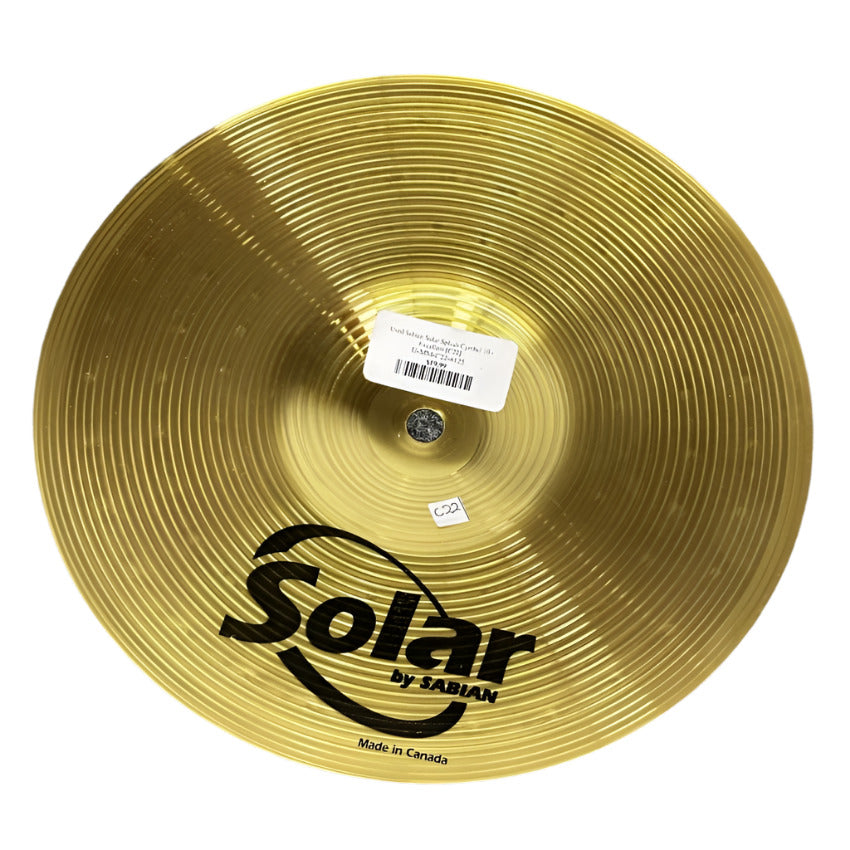 Used Sabian Solar Splash Cymbal 10 - Excellent - Drum Center Of Portsmouth