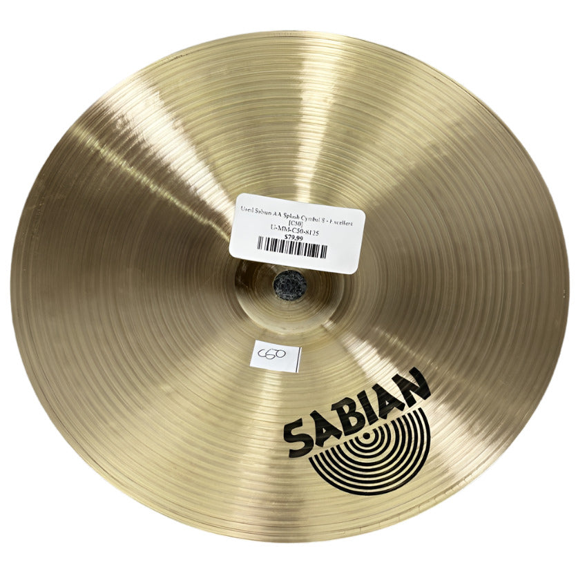 Used Sabian AA Splash Cymbal 8 - Excellent - Drum Center Of Portsmouth