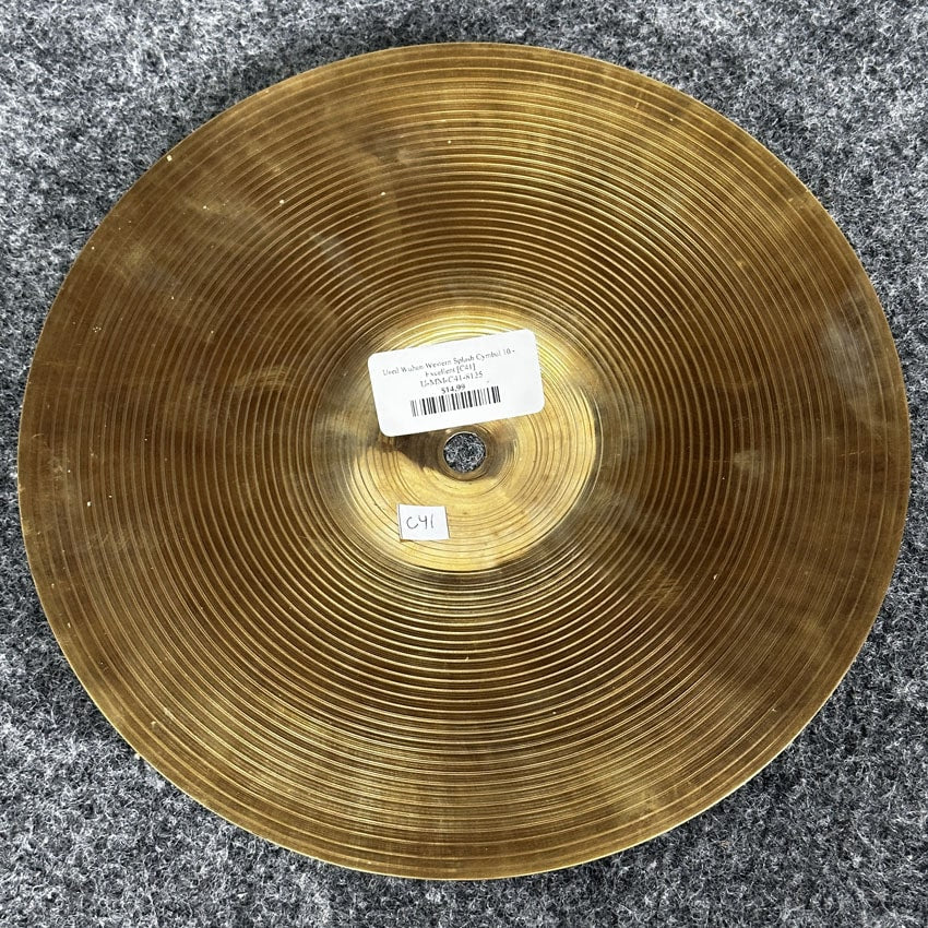 Used Wuhan Western Splash Cymbal 10 - Excellent - Drum Center Of Portsmouth