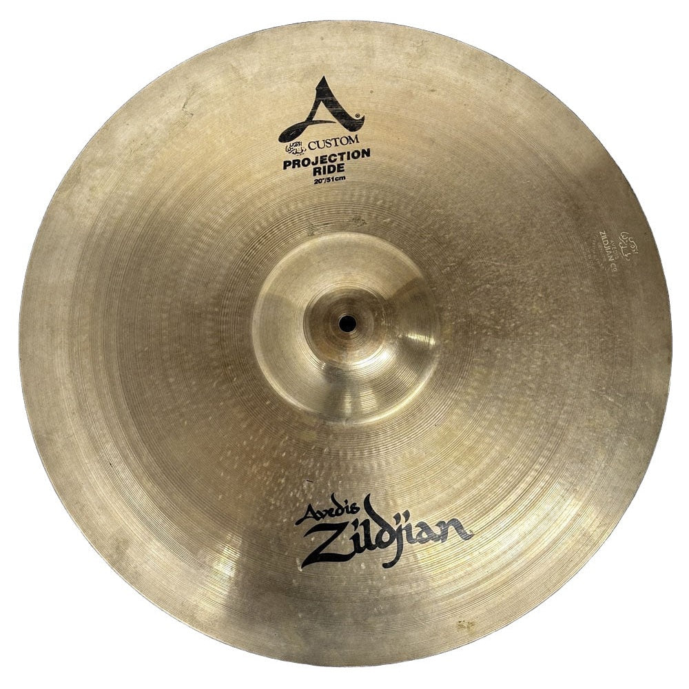 Used Zildjian A Custom Projection Ride Cymbal 20" - Good - Drum Center Of Portsmouth