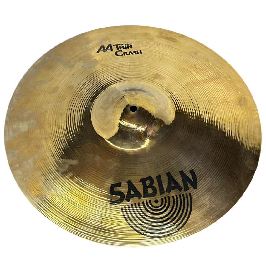 Used Sabian AA Thin Crash Cymbal 18 - Very Good - Drum Center Of Portsmouth