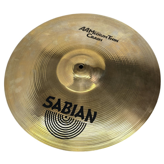 Used Sabian AA Medium Thin Crash Cymbal 18 - Excellent - Drum Center Of Portsmouth