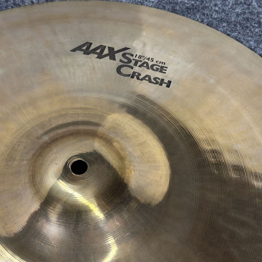 Used Sabian AAX Stage Crash Cymbal 18 - Excellent - Drum Center Of Portsmouth
