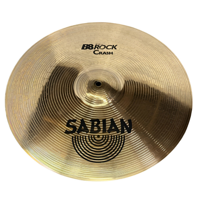 Used Sabian B8 Rock Crash Cymbal 18 - Excellent - Drum Center Of Portsmouth