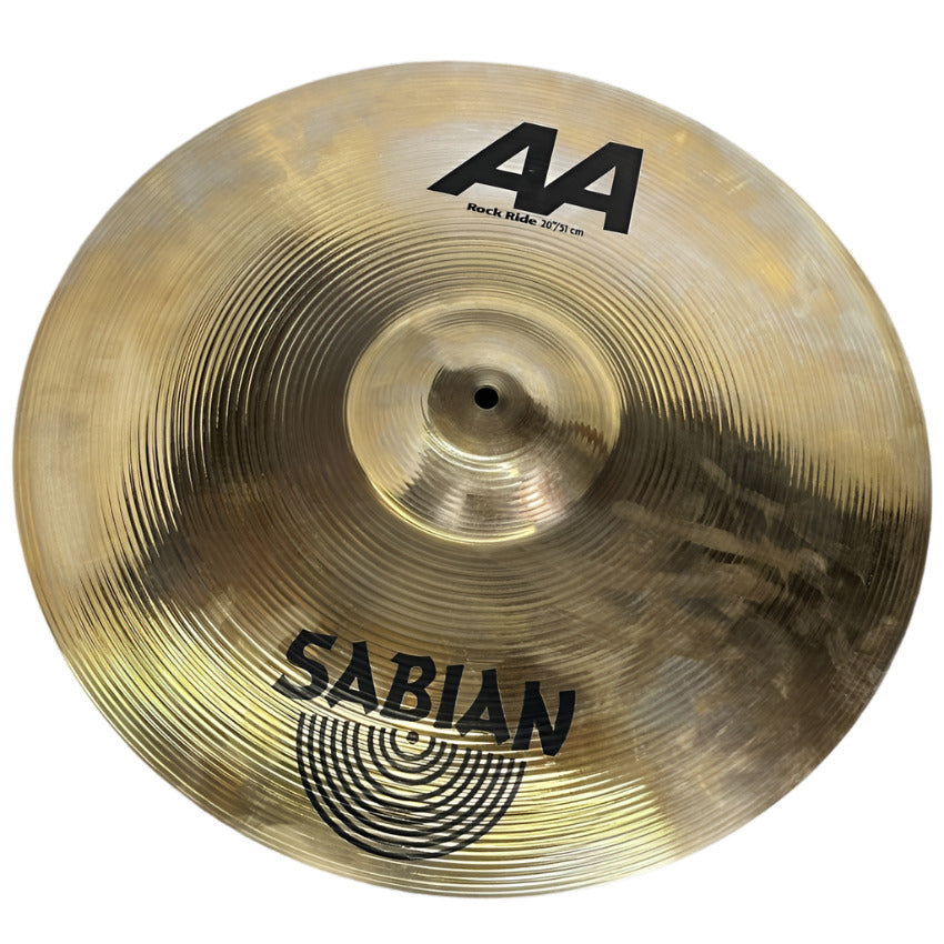 Used Sabian AA Rock Ride Cymbal 20 - Good - Drum Center Of Portsmouth