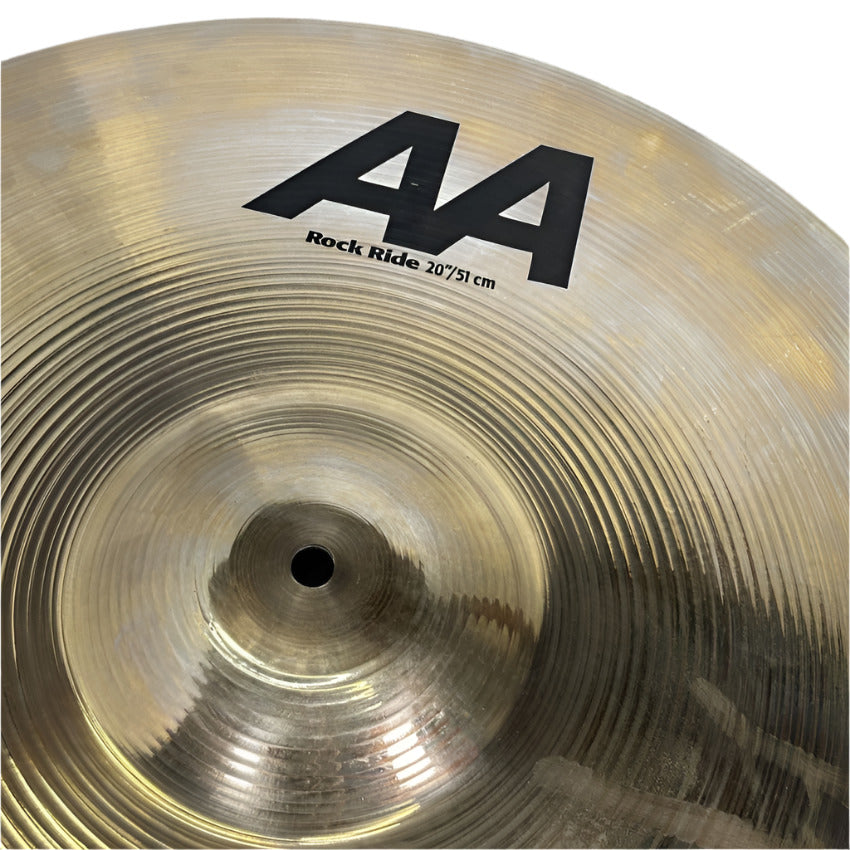 Used Sabian AA Rock Ride Cymbal 20 - Good - Drum Center Of Portsmouth