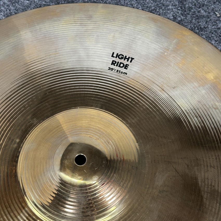 Used Zildjian A Light Ride Cymbal 20 - Very Good - Drum Center Of Portsmouth