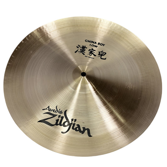 Used Zildjian A China Bow Low Cymbal 16 - Very Good - Drum Center Of Portsmouth