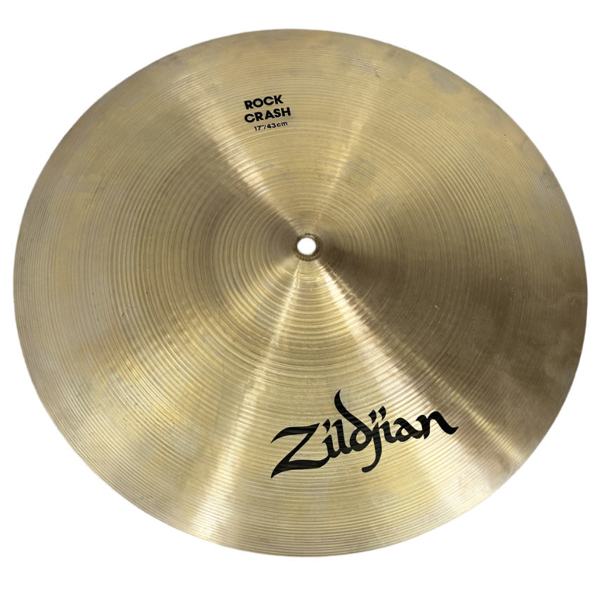 Used Zildjian A Rock Crash Cymbal 17 - Very Good - Drum Center Of Portsmouth