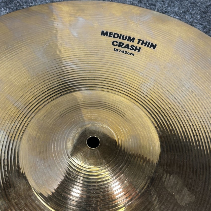 Used Zildjian A Medium Thin Crash Cymbal 18 - Good - Drum Center Of Portsmouth