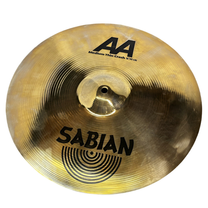 Used Sabian AA Thin Crash Cymbal 15 - Very Good - Drum Center Of Portsmouth