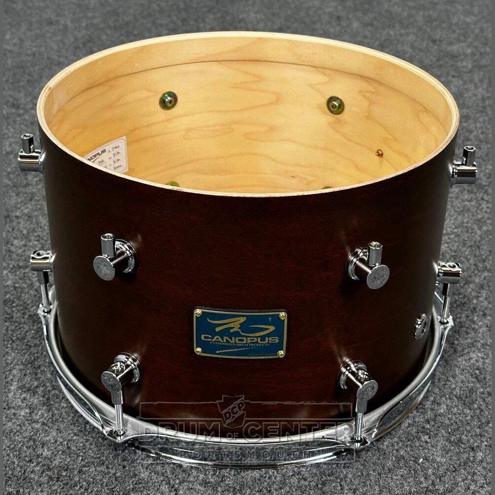 Canopus RFM 3pc Jazz Drum Set Bitter Brown Oil - Drum Center Of Portsmouth