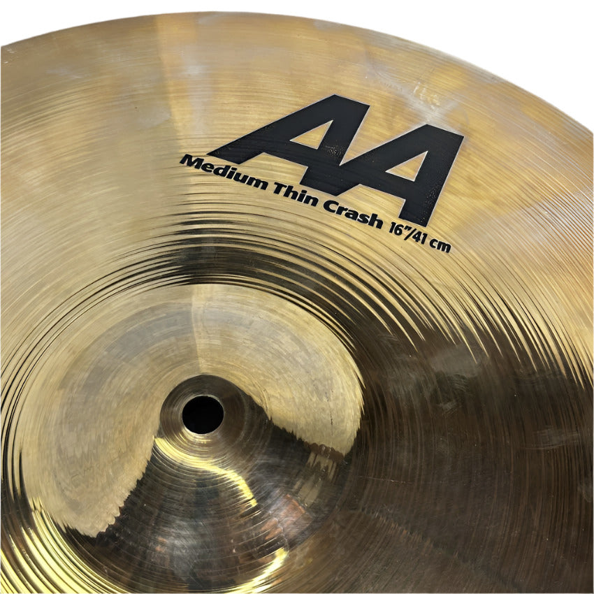 Used Sabian AA Thin Crash Cymbal 15 - Very Good - Drum Center Of Portsmouth