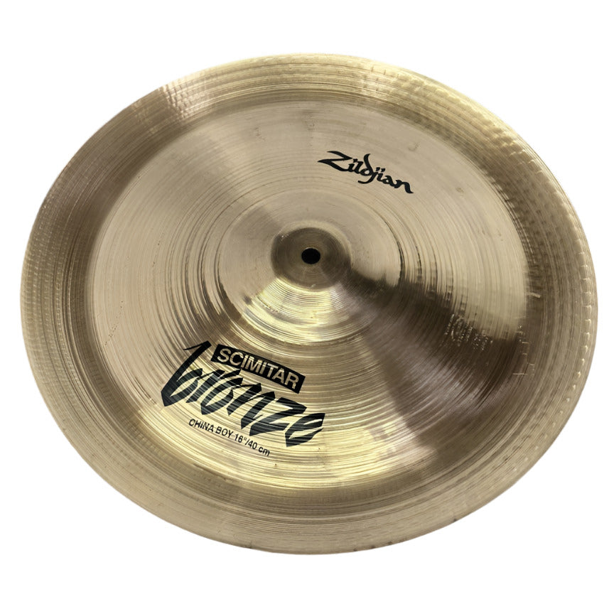 Used Zildjian Scimitar Bronze China Boy Cymbal 16 - Good - Drum Center Of Portsmouth