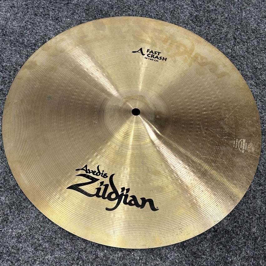 Used Zildjian A Fast Crash Cymbal 16 - Good - Drum Center Of Portsmouth