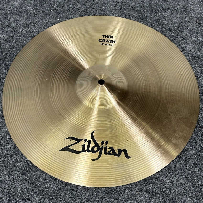 Used Zildjian A Thin Crash Cymbal 16 - Very Good - Drum Center Of Portsmouth
