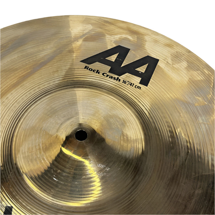 Used Sabian AA Rock Crash Cymbal 16 - Very Good - Drum Center Of Portsmouth