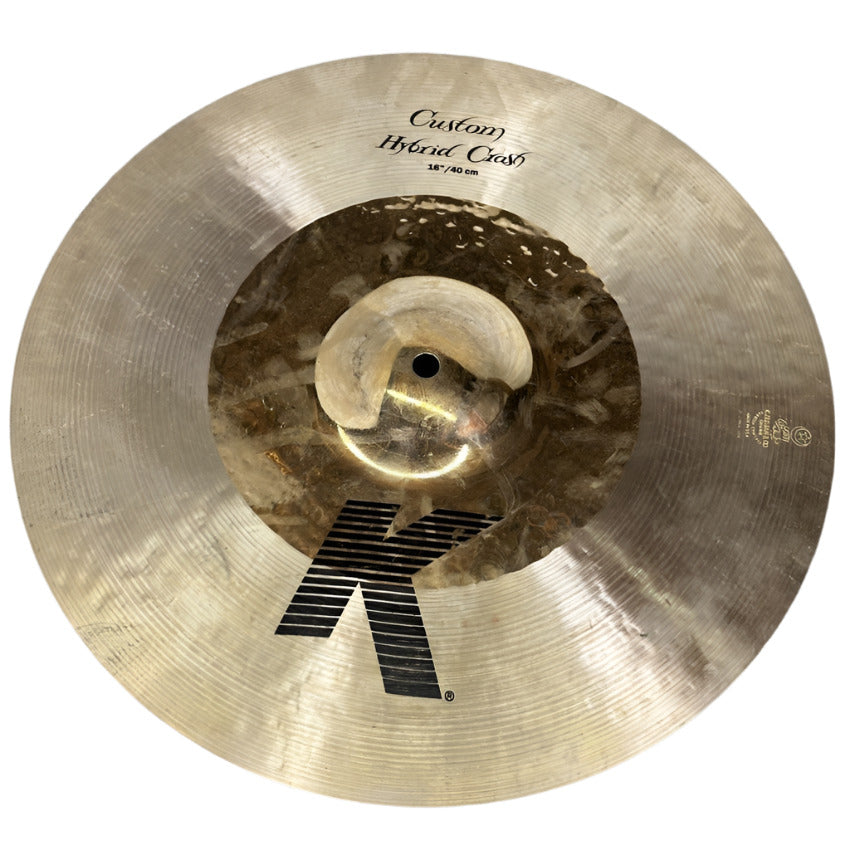 Used Zildjian K Custom Hybrid Crash Cymbal 16 - Good - Drum Center Of Portsmouth