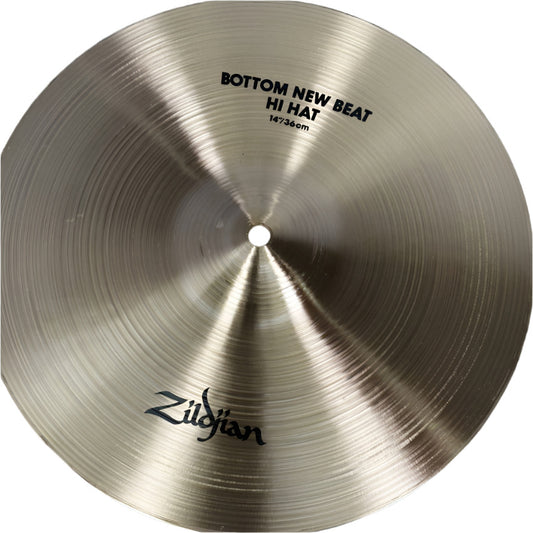 Used Zildjian A New Beat Hi Hats Cymbal 14 - Excellent - Drum Center Of Portsmouth