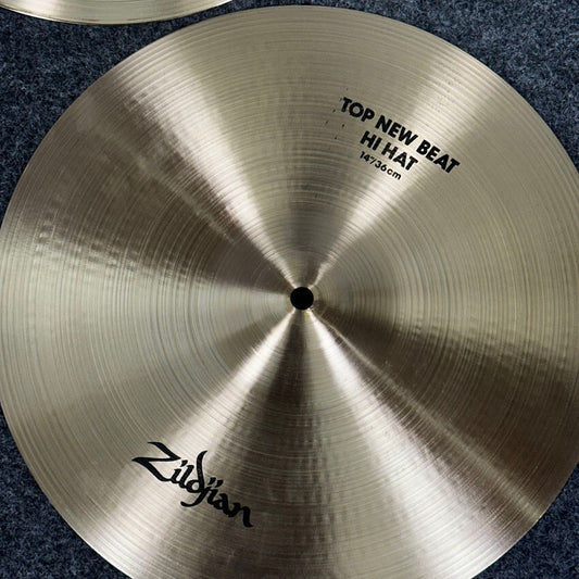 Used Zildjian A New Beat Hi Hats Cymbal 14 - Excellent - Drum Center Of Portsmouth