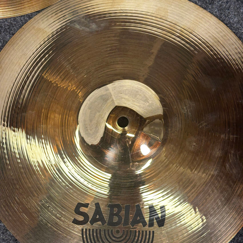 Used Sabian AA Medium Hi Hats Cymbal 14 - Very Good - Drum Center Of Portsmouth