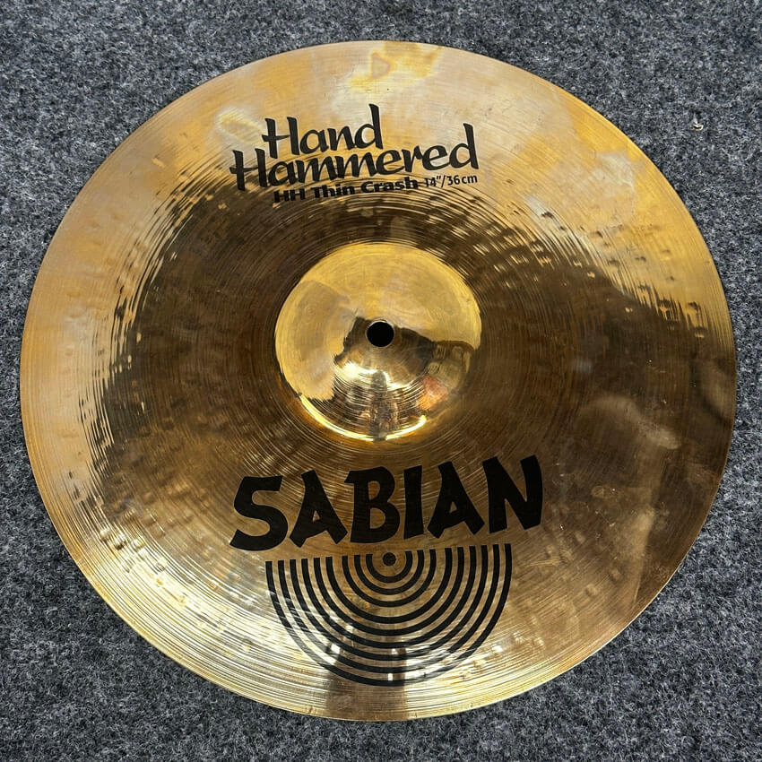 Used Sabian HH Thin Crash Cymbal 14 - Very Good - Drum Center Of Portsmouth