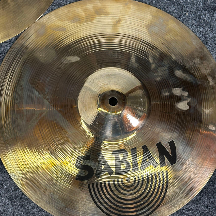 Used Sabian AA Regular Hi Hats Cymbal 14 - Very Good - Drum Center Of Portsmouth