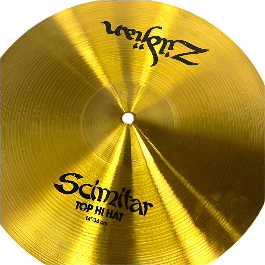 Used Zildjian Scimitar Hi Hats Cymbal 14 - Very Good - Drum Center Of Portsmouth